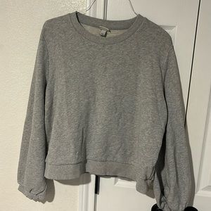Gray sweatshirt